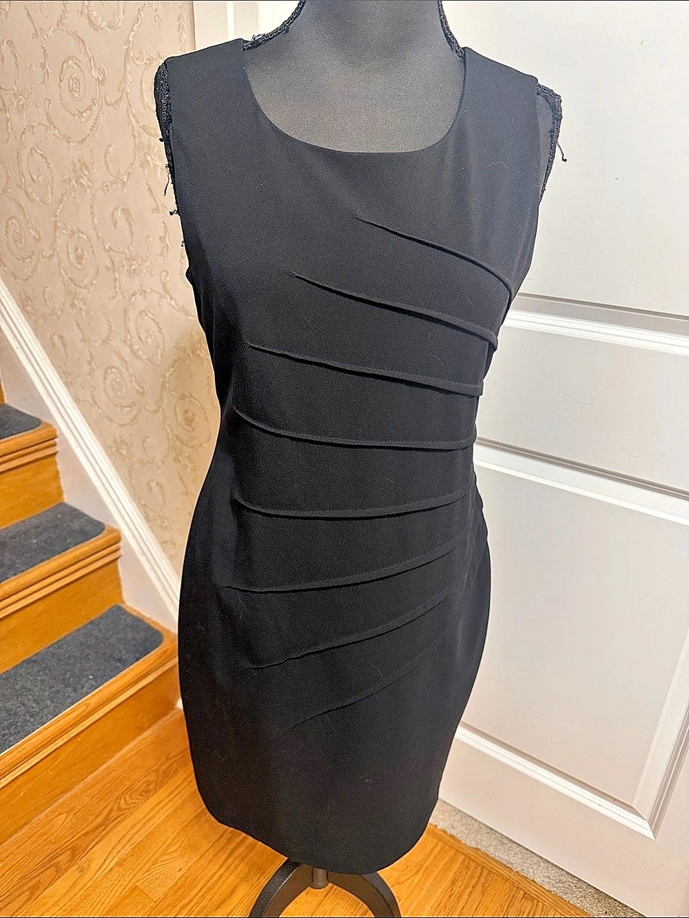 Calvin Klein Black Mini Dress Size 8p